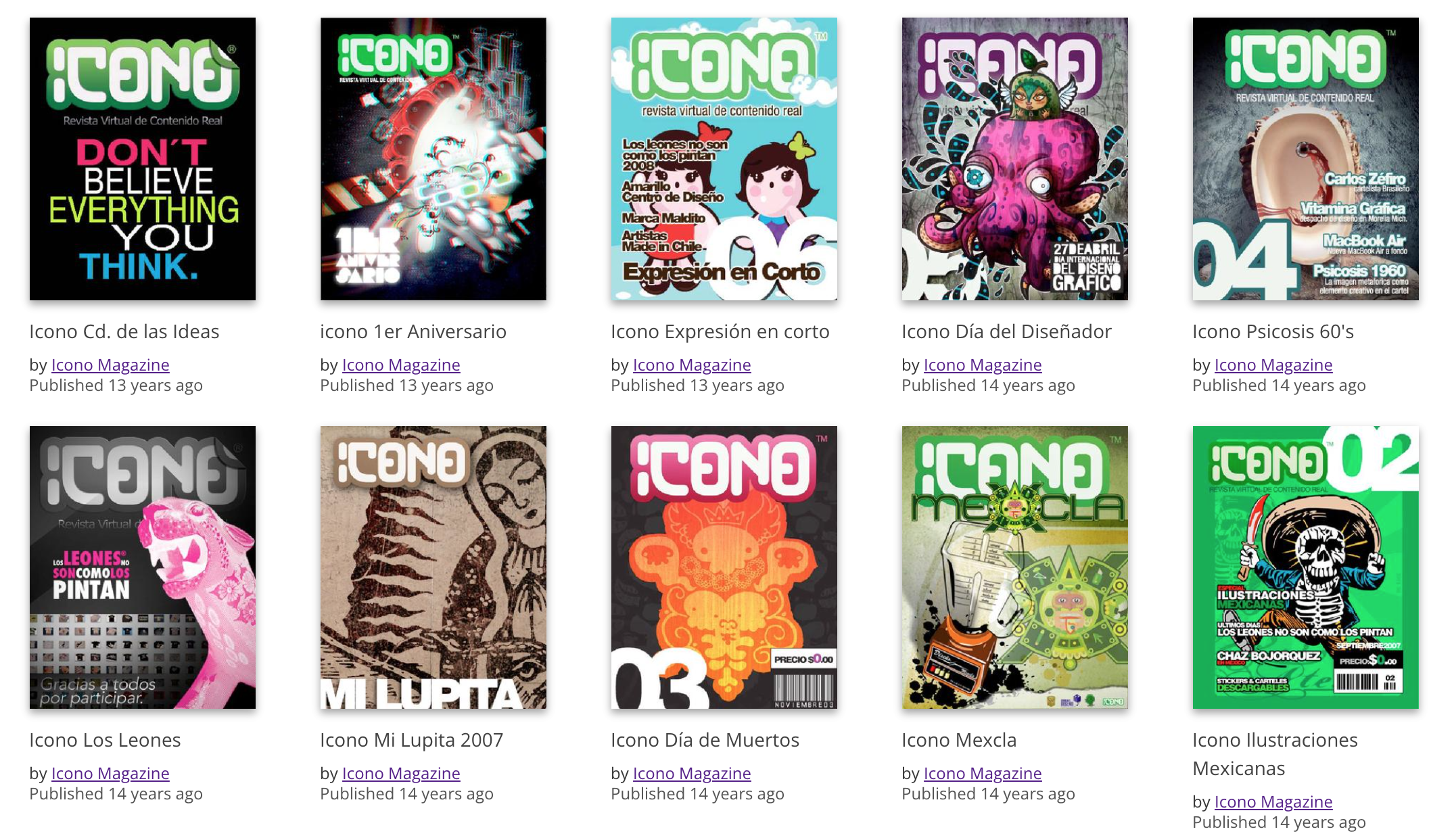 icono magazine revista virtual de contenido real 2