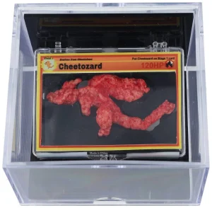 Un Cheeto Flamin’ Hot con forma de Pokémon se vende por $90,000 en subasta