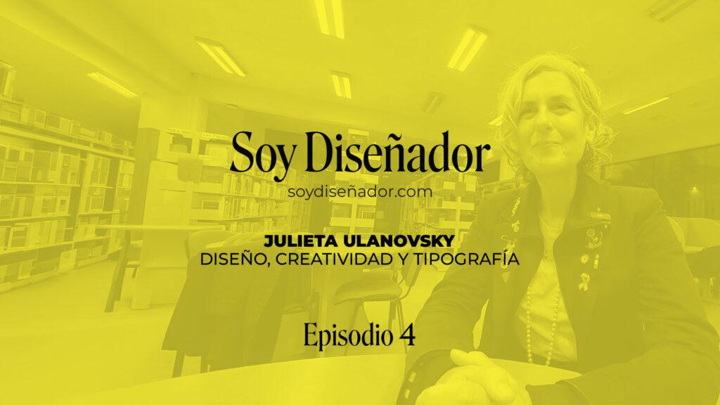 Julieta Ulanovsky, diseñadora gráfica y creadora de la tipografía Montserrat, en Soy Diseñador. Copiar texto ALT